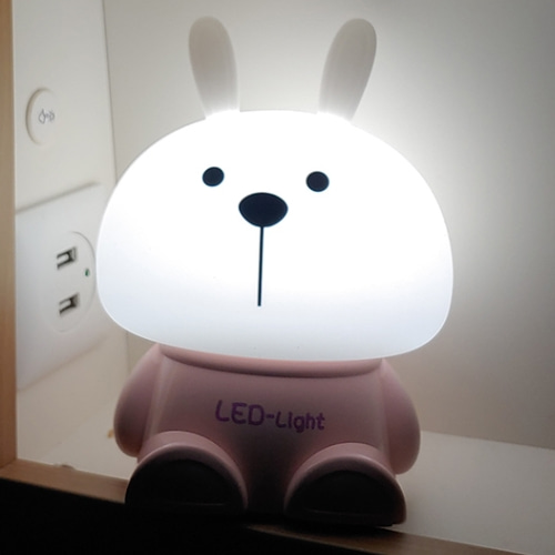 터치 LED 토끼무드등에듀데이-유아쇼핑몰